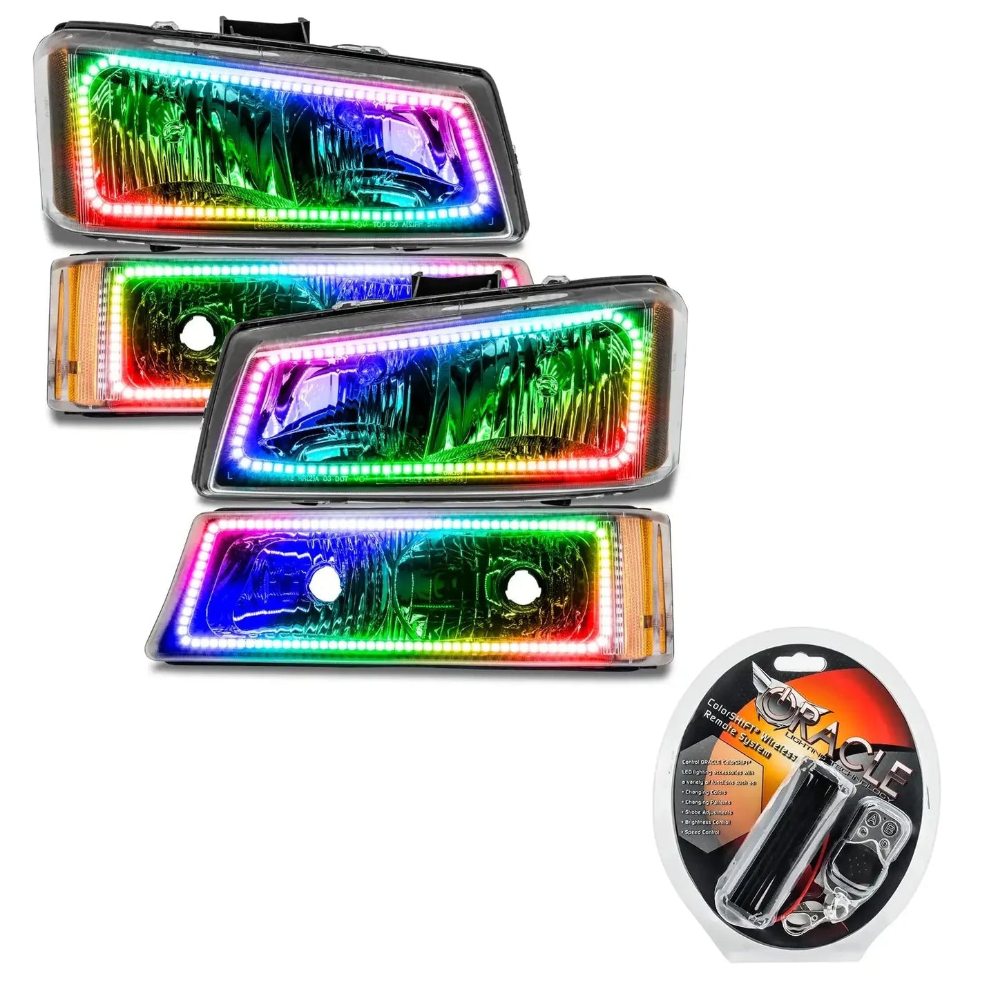 2003-2006 Chevy Silverado Pre-Assembled Headlights w/ Parking Lights by ORACLE Lighting