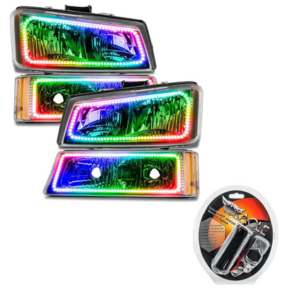 2003-2006 Chevy Silverado Pre-Assembled Headlights w/ Parking Lights by ORACLE Lighting