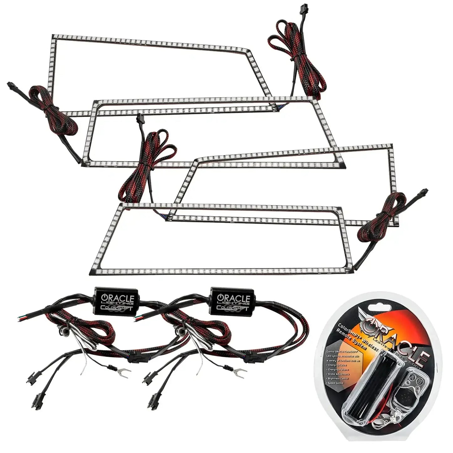 ORACLE Lighting 2003-2006 Chevy Silverado ColorSHIFT Dual Halo Headlight Kit by ORACLE Lighting