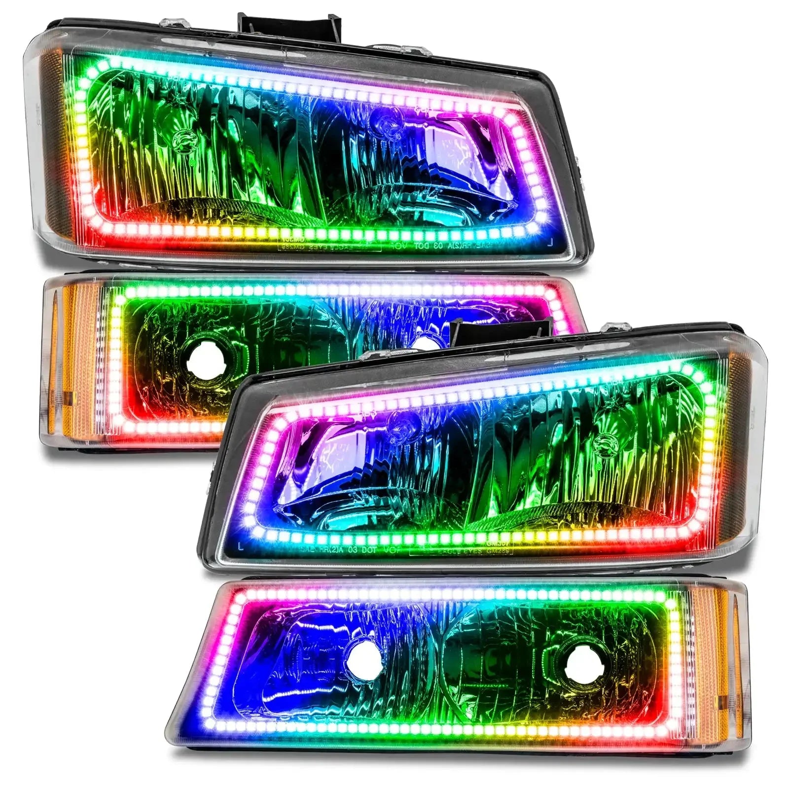 2003-2006 Chevy Silverado Pre-Assembled Headlights w/ Parking Lights by ORACLE Lighting