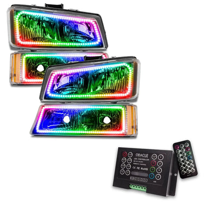 2003-2006 Chevy Silverado Pre-Assembled Headlights w/ Parking Lights by ORACLE Lighting