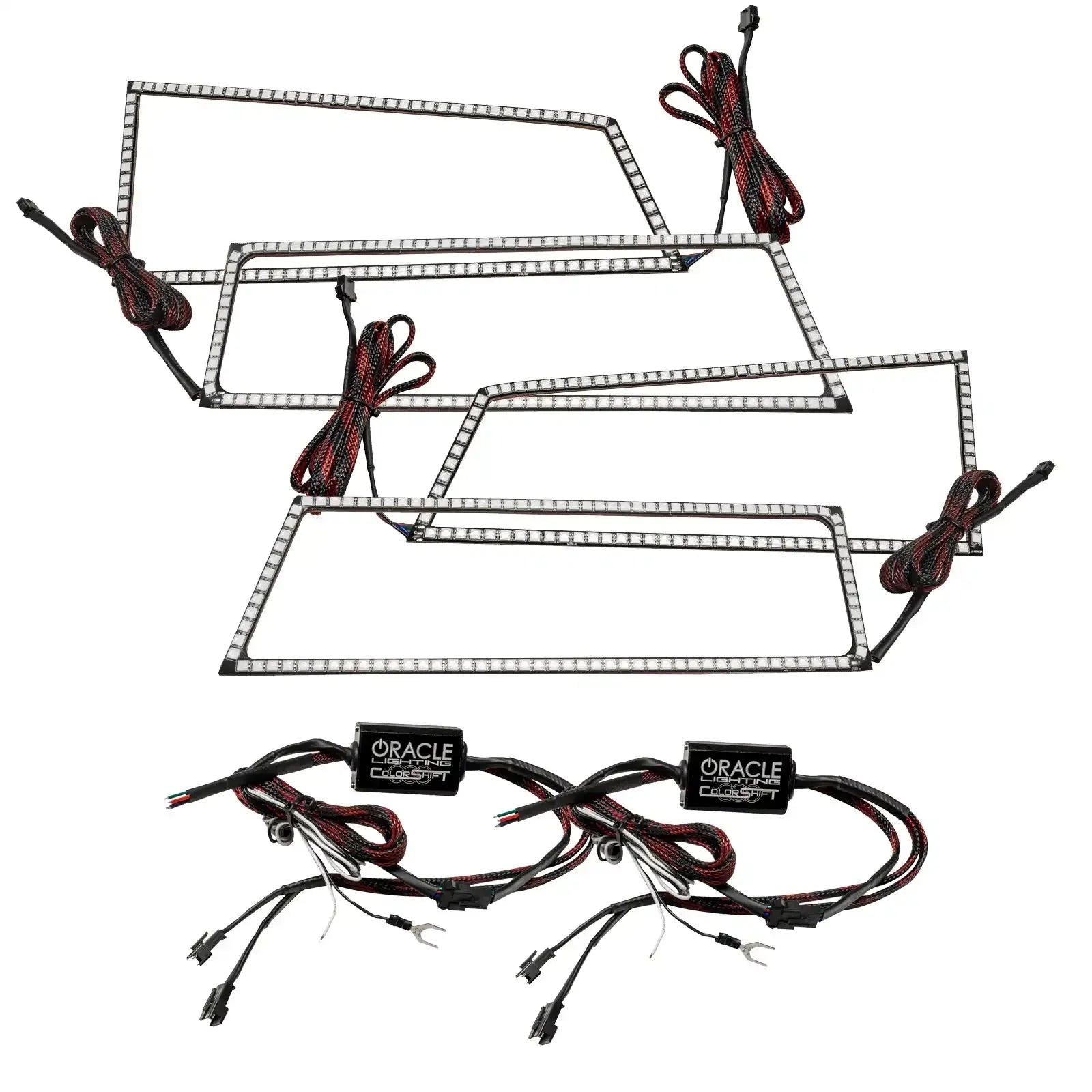 ORACLE Lighting 2003-2006 Chevy Silverado ColorSHIFT Dual Halo Headlight Kit by ORACLE Lighting