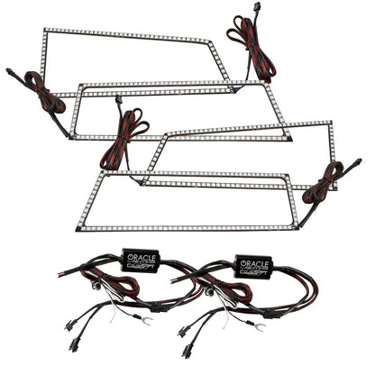 ORACLE Lighting 2003-2006 Chevy Silverado ColorSHIFT Dual Halo Headlight Kit by ORACLE Lighting