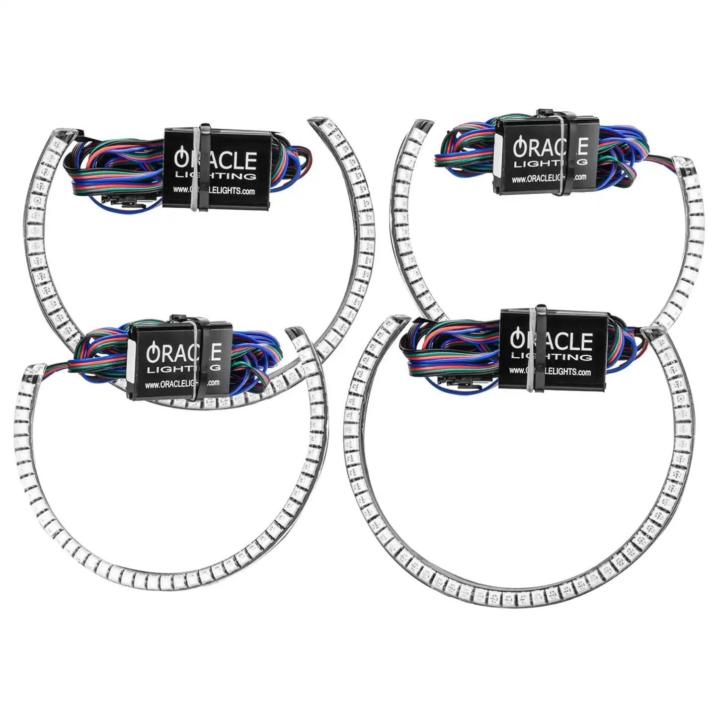 ORACLE Lighting 2015-2023 Dodge Challenger LED Surface Mount Headlight Halo Kit by ORACLE Lighting