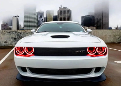 ORACLE Lighting 2015-2023 Dodge Challenger LED Surface Mount Headlight Halo Kit by ORACLE Lighting