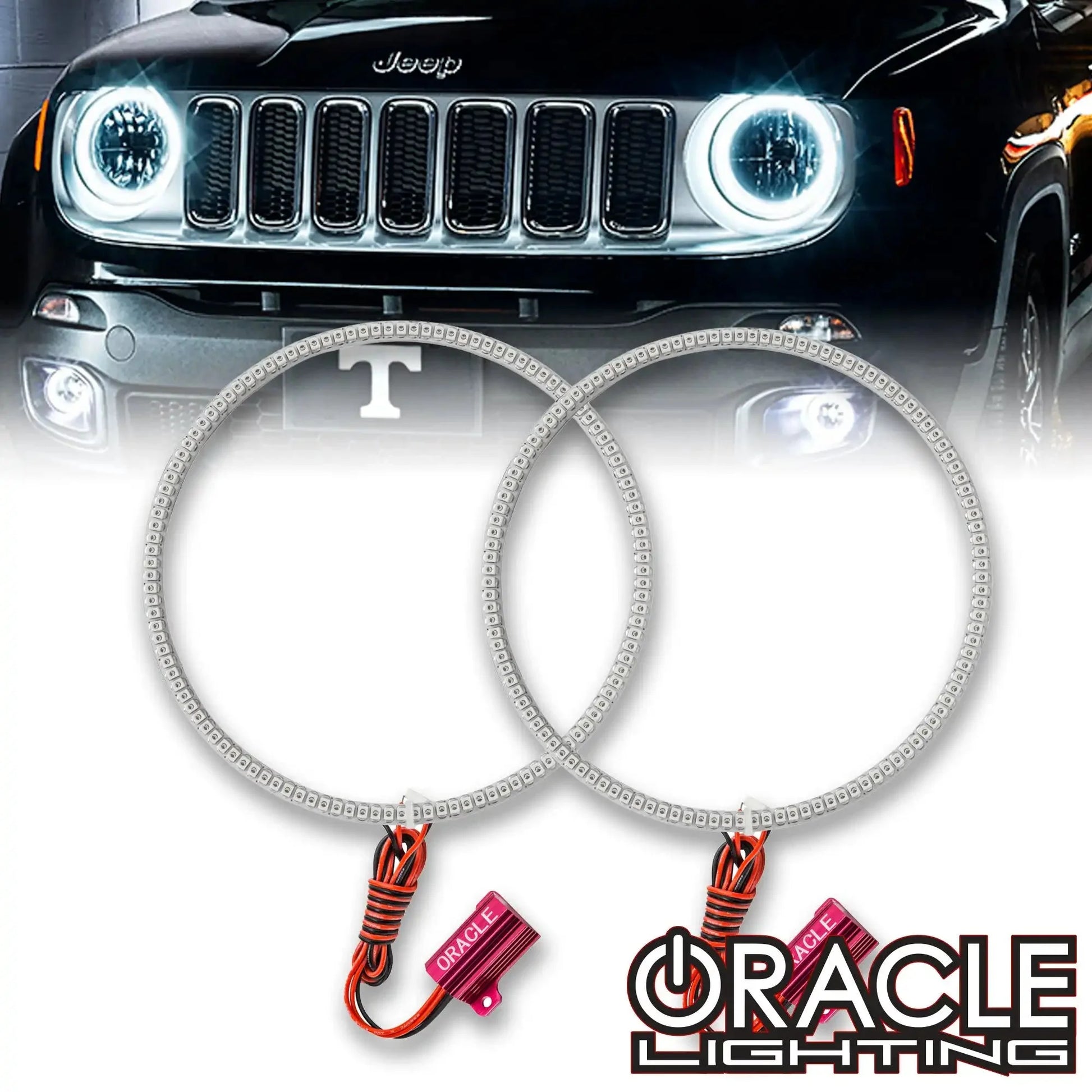 ORACLE Lighting 2015-2023 Jeep Renegade LED Headlight Halo Kit by ORACLE Lighting