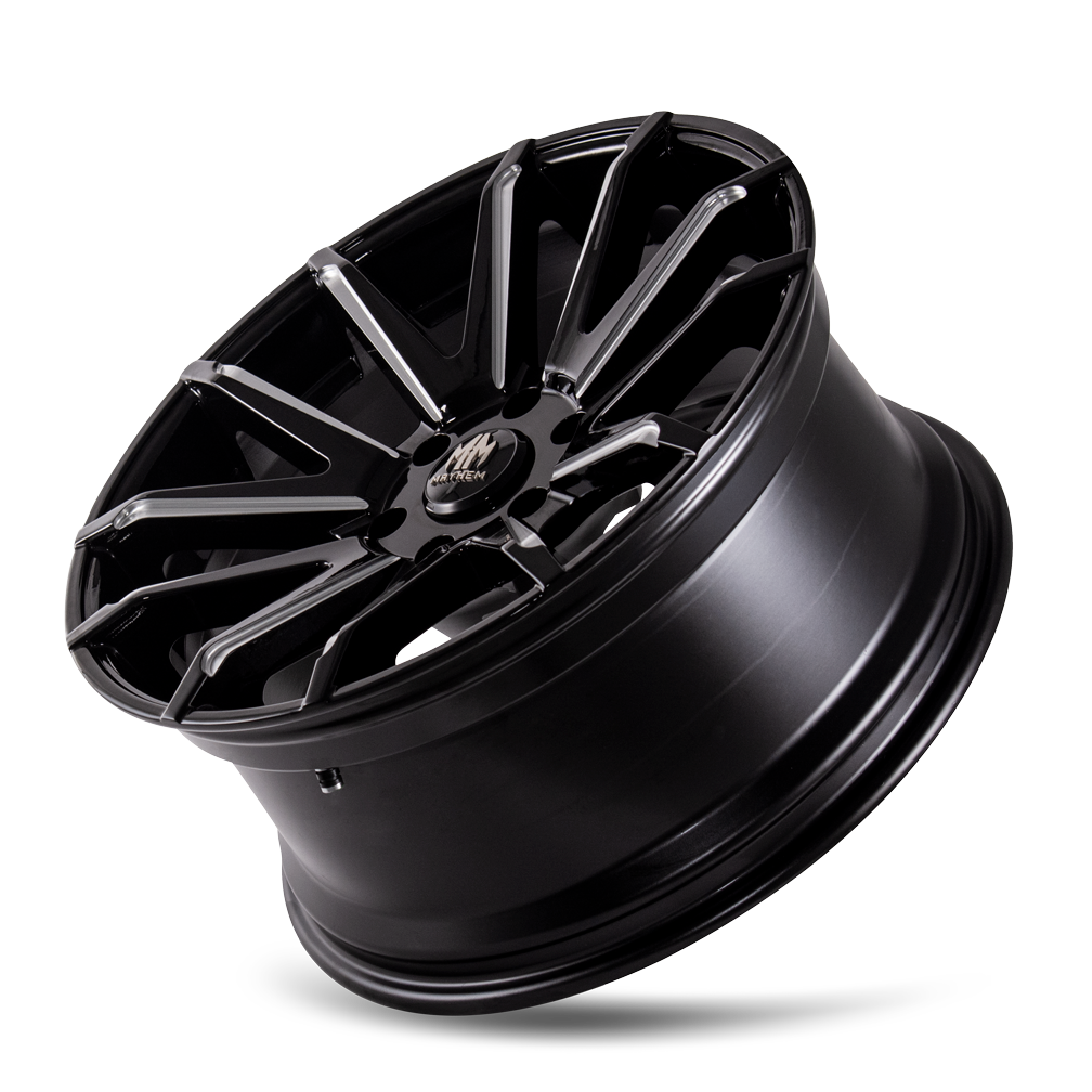 MAYHEM CROSSFIRE 8109 GLOSS BLACK MILLED 20X9.5 6-135 25MM 87.1MM by Mayhem