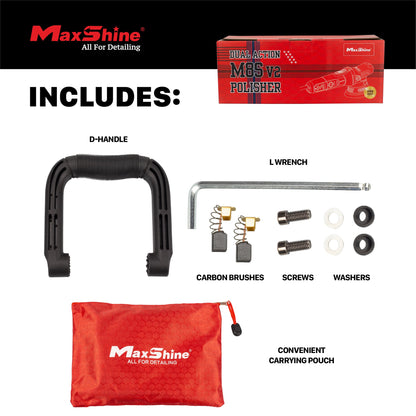 Dual Action Polisher For Car Detailing | M8S V2 - 5in Plate, 8mm Throw, 1000W by MaxshineUSA