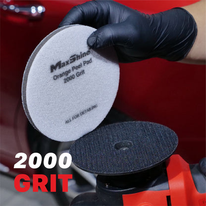 Orange Peel Pads - 2000, 3000 Grit (2 Pack) by MaxshineUSA