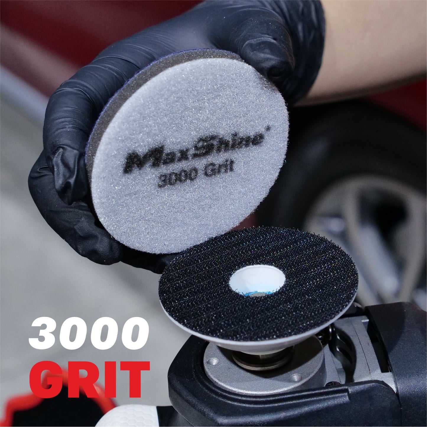 Orange Peel Pads - 2000, 3000 Grit (2 Pack) by MaxshineUSA