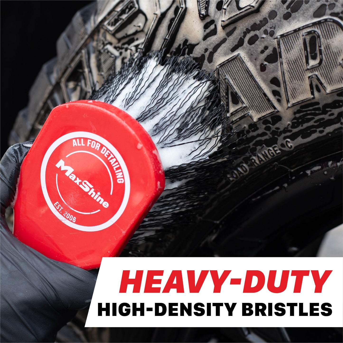 Deep Clean Brush | Heavy-Duty Wheel and Carpet Cleaning Brush by MaxshineUSA