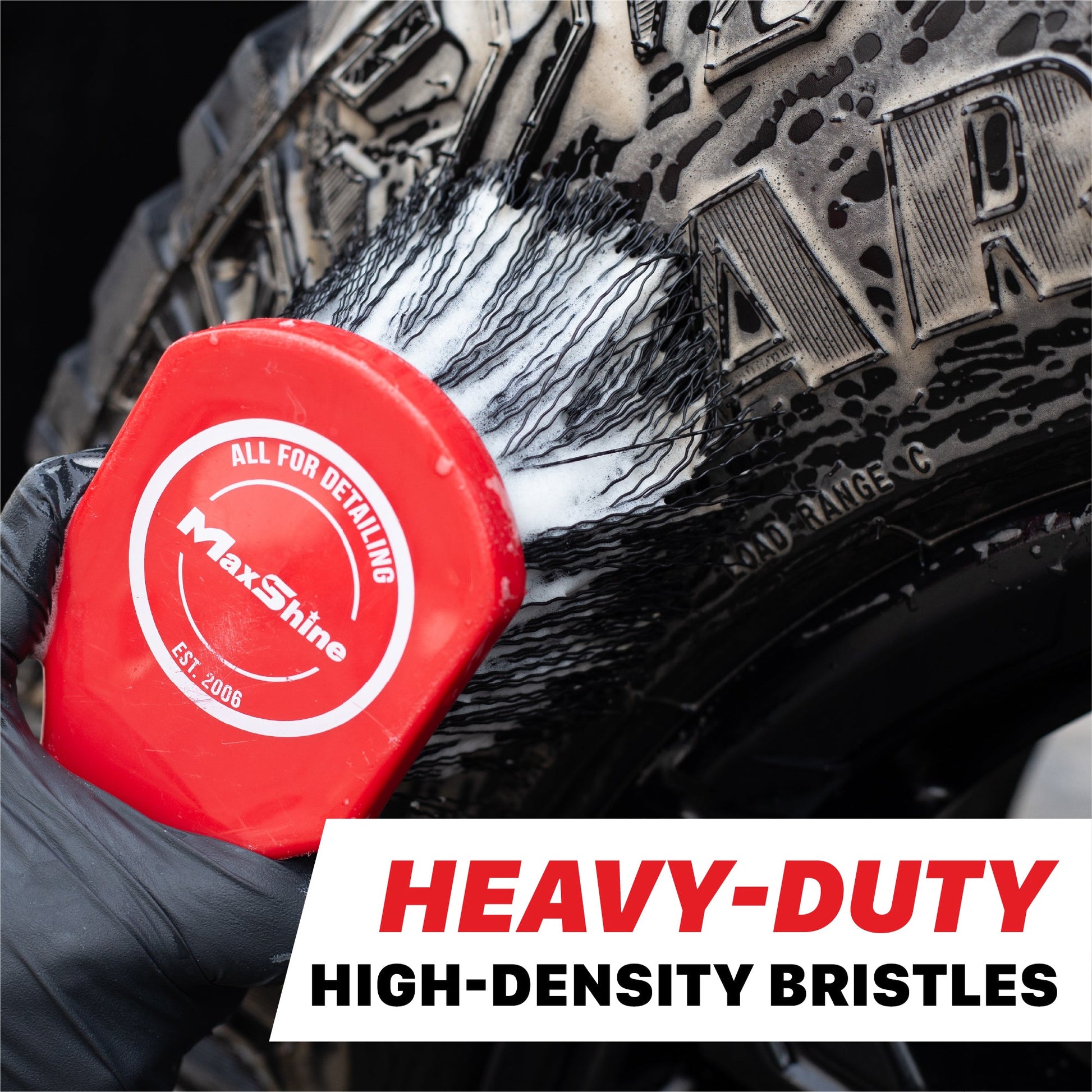 Deep Clean Brush | Heavy-Duty Wheel and Carpet Cleaning Brush by MaxshineUSA
