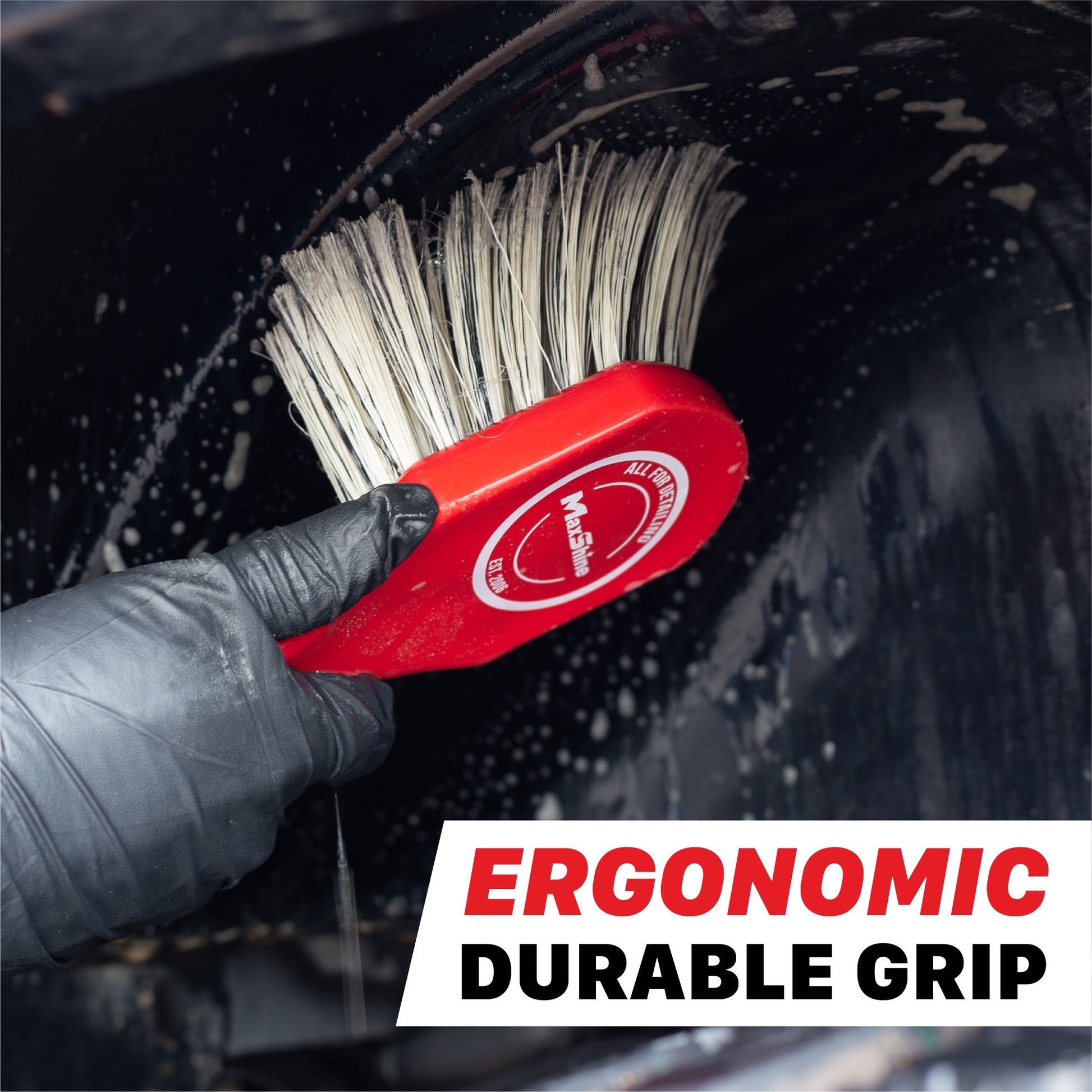 Brush for Car | Medium-Duty Wheel & Body Brush by MaxshineUSA
