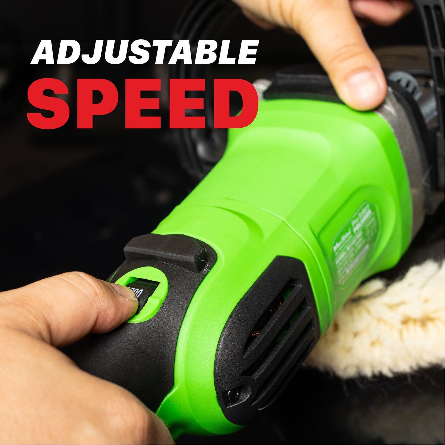 Rotary Polisher | M1300 Pro - 7in Plate, 1300W by MaxshineUSA
