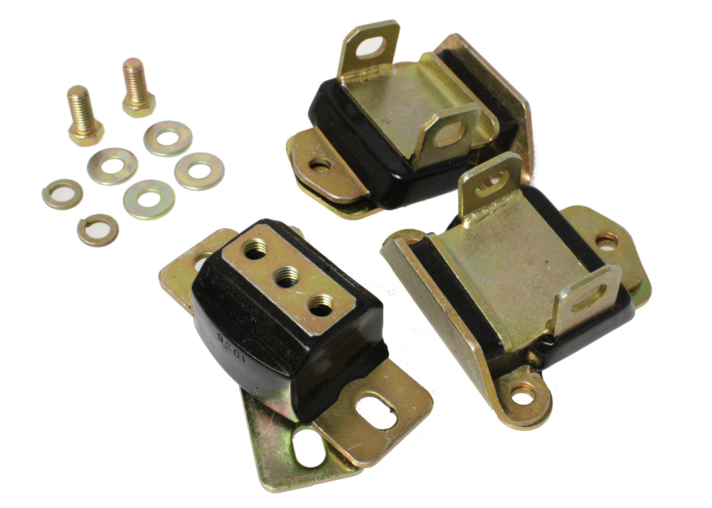 Motor And Transmission Mount; Black; Zinc Finish; Performance Polyurethane; by Energy Suspension