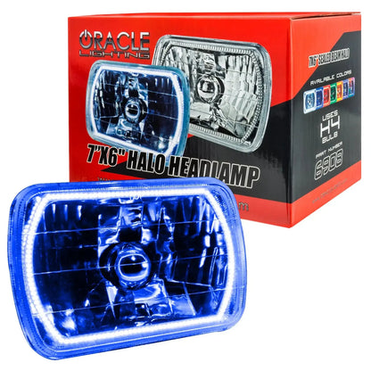 ORACLE Sealed Beam 7x6 H6054 Headlight with Pre-Installed SMD Halo by ORACLE Lighting