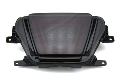 OLM V1 F1 Style Rear Brake / Fog / Reverse Light - Smoke Lens / Gloss Black Base / Red Bar) - 2020-2024 Toyota GR Supra by MYX Automotive