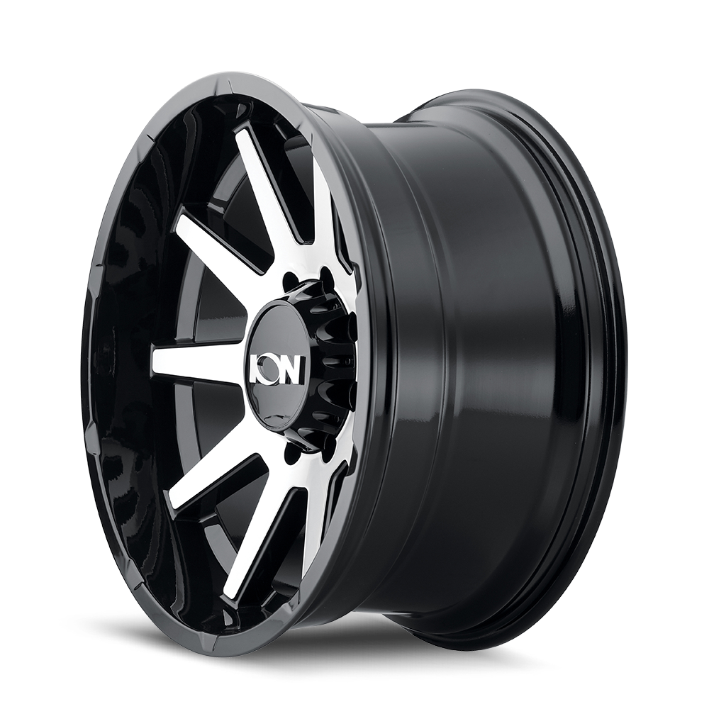 ION 143 GLOSS BLACK MACHINED 20X10 8-165.1 -19MM 125.2MM by Ion Alloy