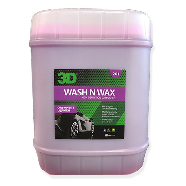 3D WASH N WAX 5 GALLON by 3D