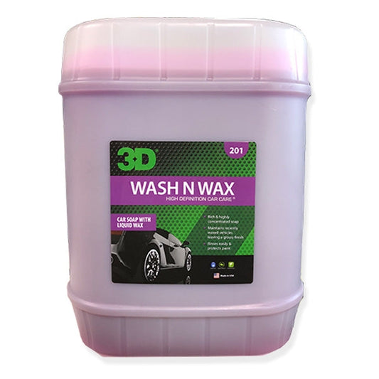 3D WASH N WAX 5 GALLON