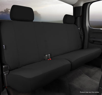 SP80 Series - Seat Protector Poly-Cotton Custom Fit Rear Seat Cover - Black by FIA