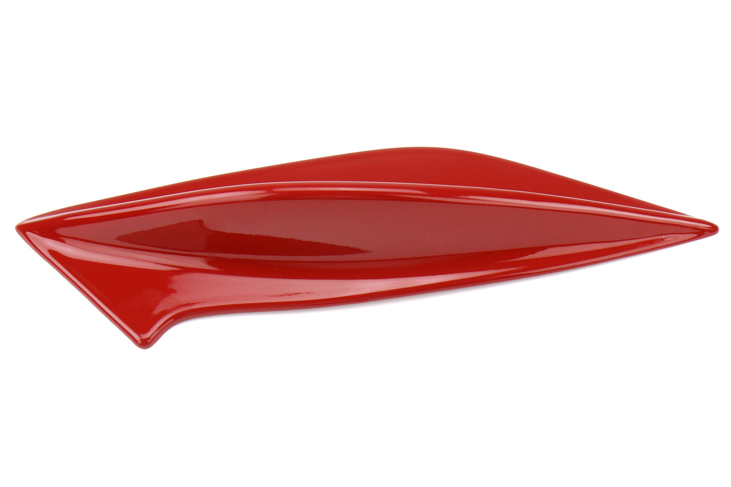 OLM STI Spoiler Side Fins - Lightning Red / Firestorm Red - 2015-2021 Subaru WRX / STI by OLM