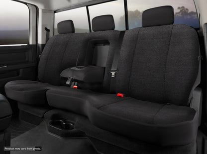 TR40 Series - Wrangler Saddleblanket Custom Fit Rear Seat Cover - Solid Black by FIA