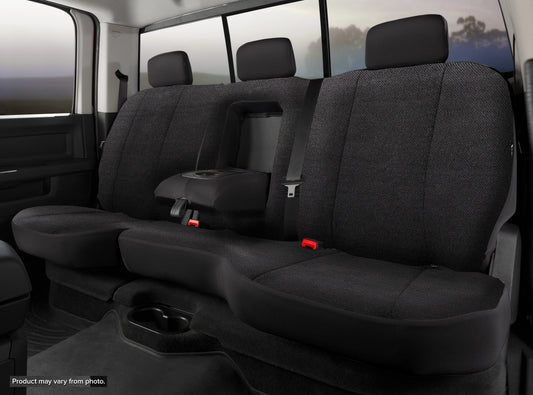 TR40 Series - Wrangler Saddleblanket Custom Fit Rear Seat Cover - Solid Black by FIA