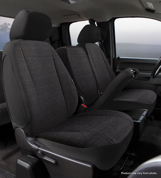 TR40 Series - Wrangler Saddleblanket Custom Fit Front Seat Cover - Solid Black by FIA