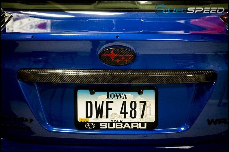OLM Dry Carbon Fiber Trunk Finish - 2015 WRX 2015 STI by MYX Automotive