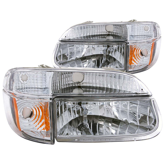 Crystal Headlight Set by ANZO USA