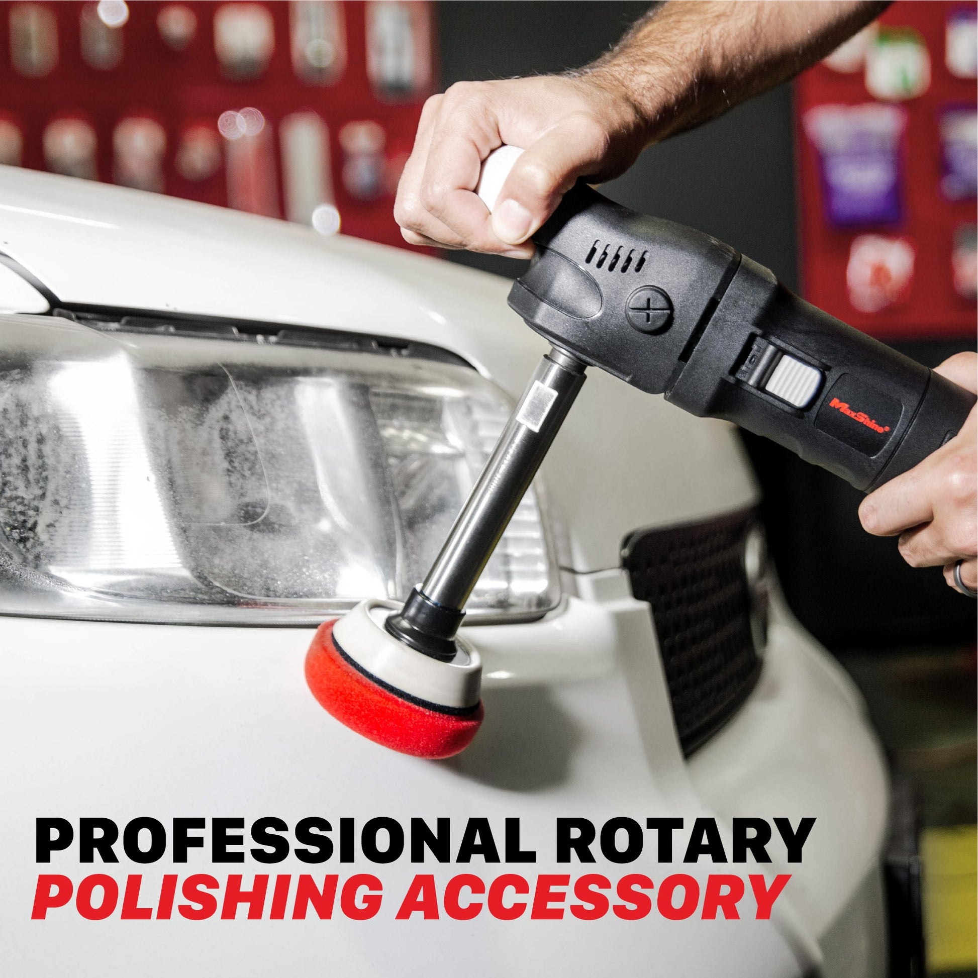 Shaft Extension Set for Rotary Polishers by MaxshineUSA