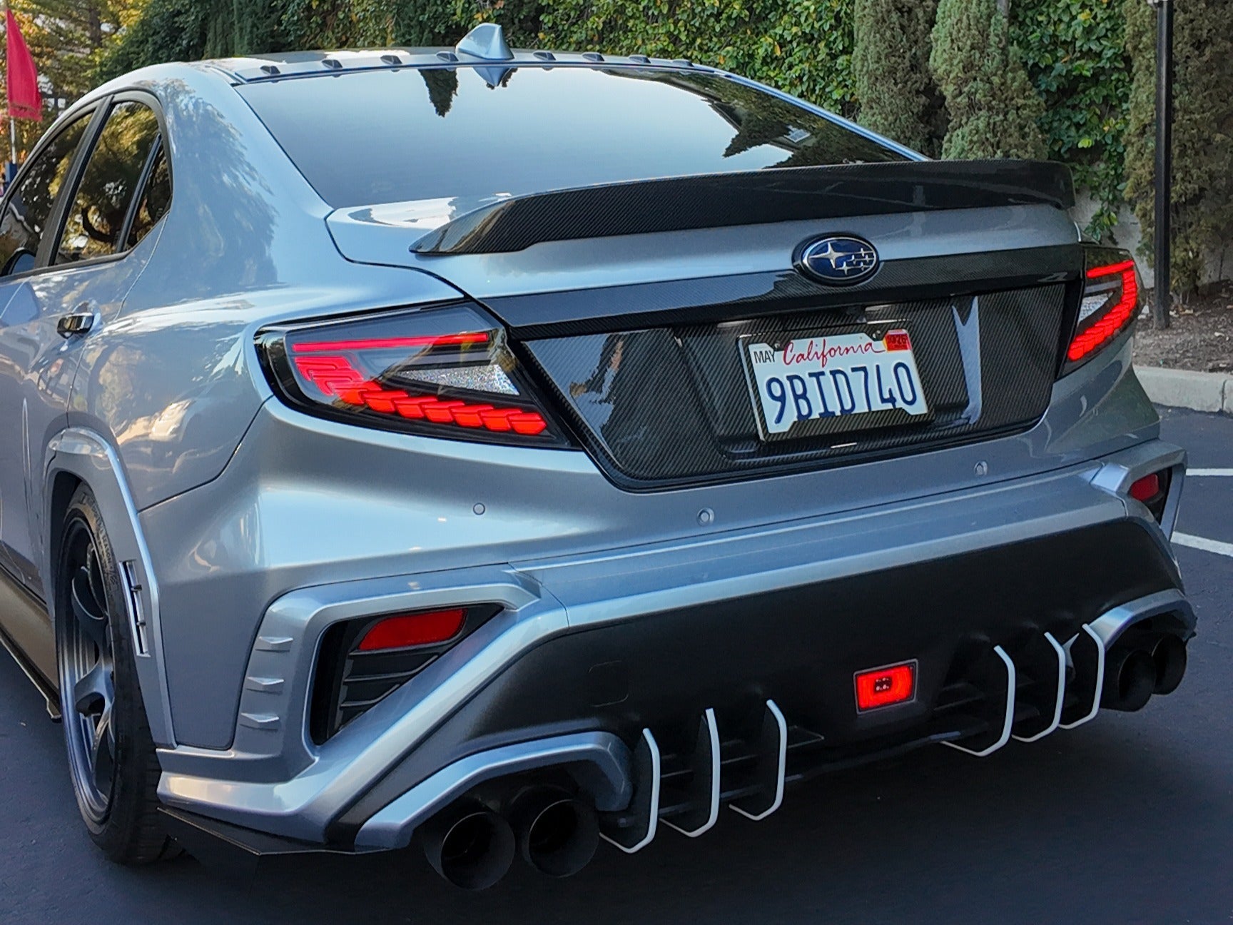 OLM Phantom-Spec LED Taillights (Smoke Lens Red Optic) - 2022+ WRX by OLM