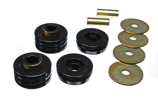 Transmission Mount Set; Black; Performance Polyurethane; by Energy Suspension