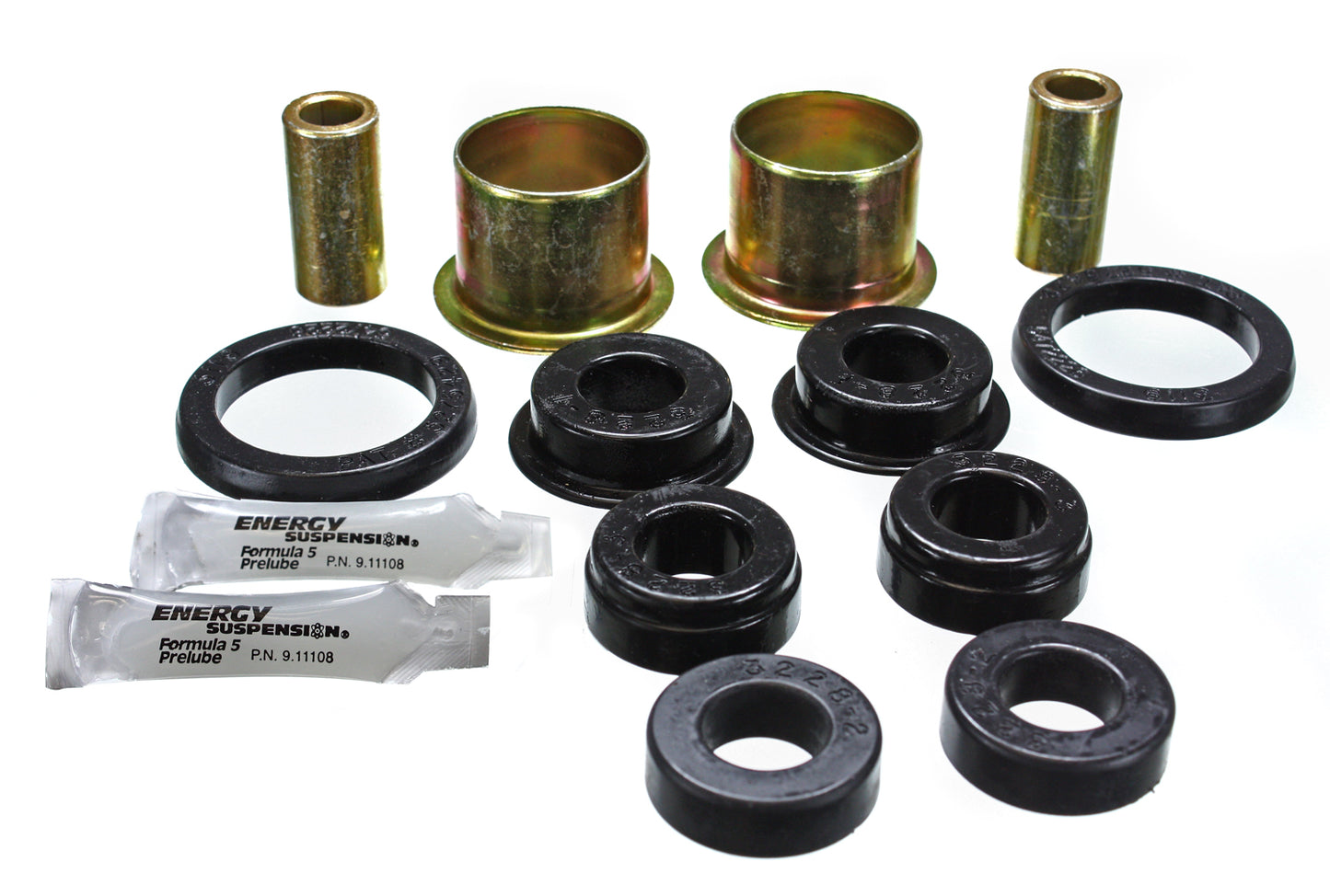 Axle Pivot Bushing Set; Black; Rear; Performance Polyurethane; by Energy Suspension