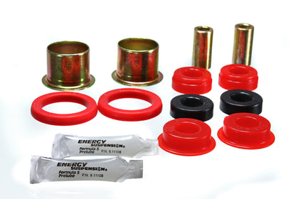 Axle Pivot Bushing Set; Red; Rear; Performance Polyurethane; by Energy Suspension