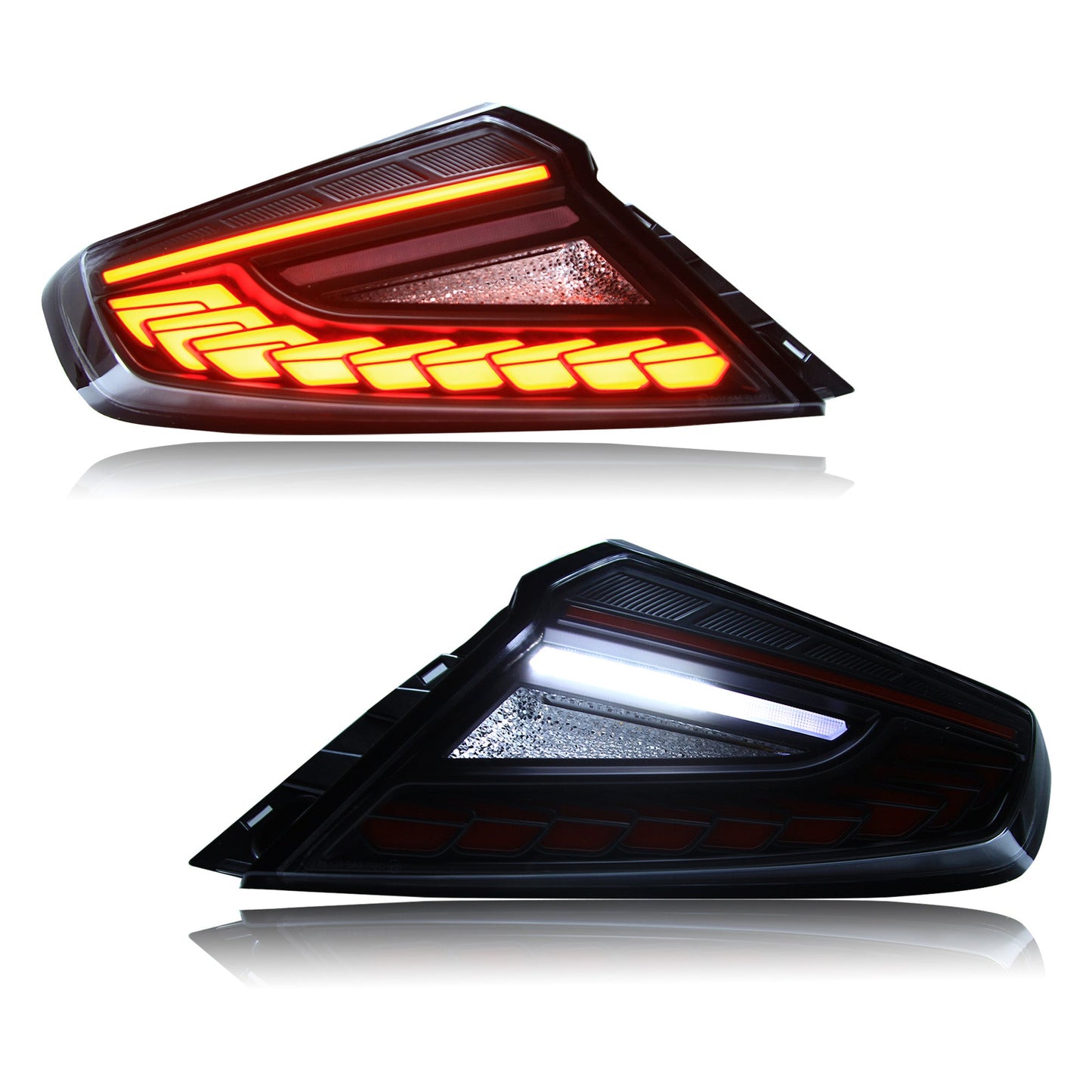 OLM Phantom-Spec LED Taillights (Clear Lens Red Optic) - 2022+ WRX by MYX Automotive