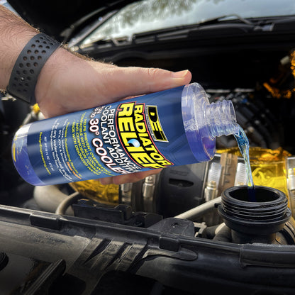 One 16 oz bottle of Radiator Relief. by Design Engineering