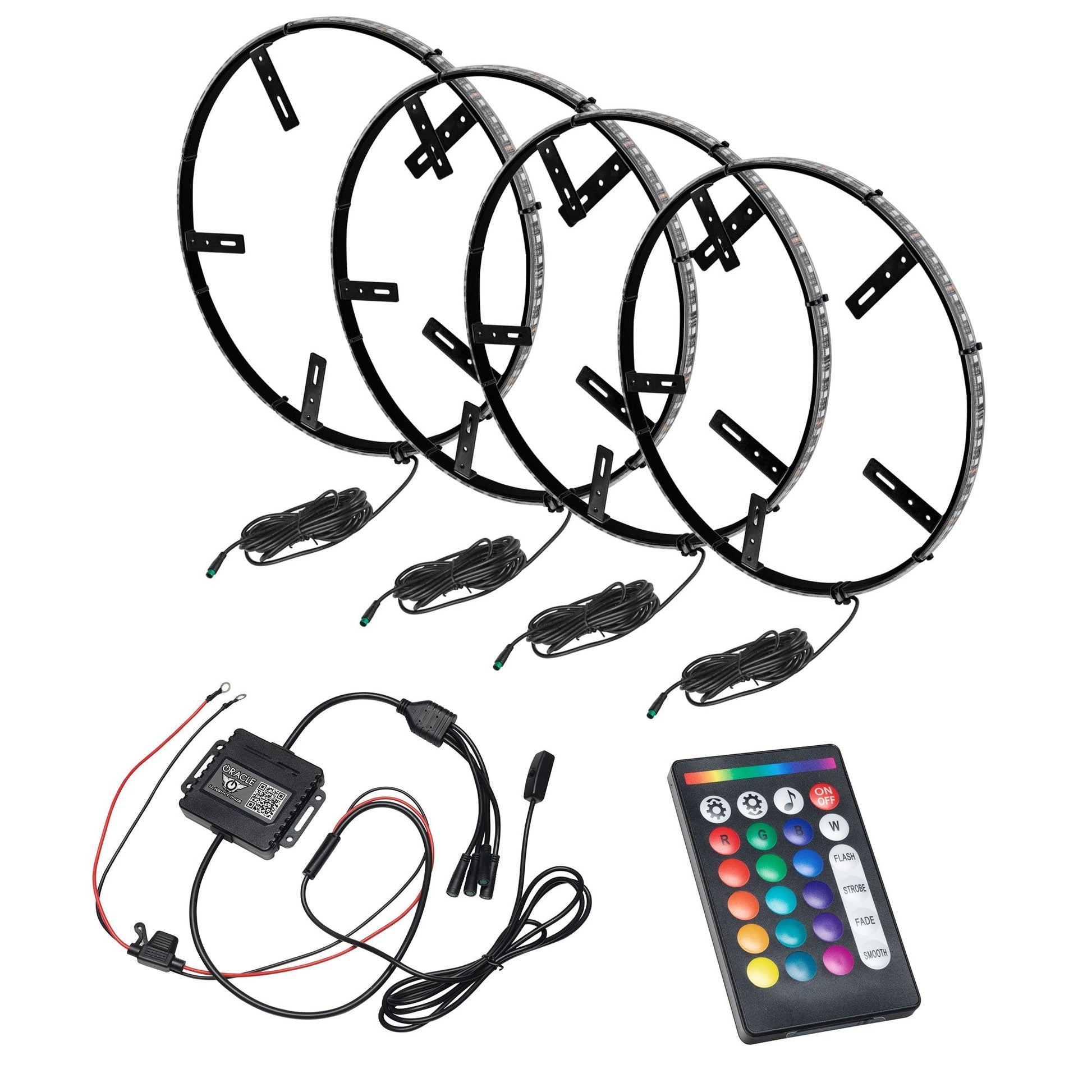 ORACLE Lighting LED Illuminated Wheel Rings - ColorSHIFT RGB+W by ORACLE Lighting