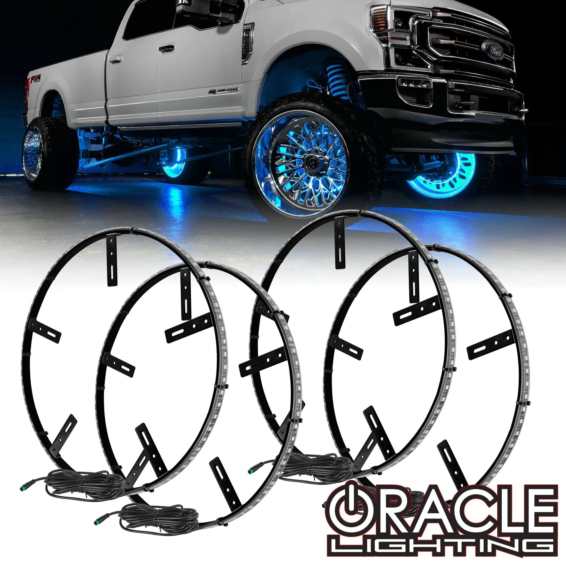 ORACLE Lighting LED Illuminated Wheel Rings - Single / Double Row LED by ORACLE Lighting