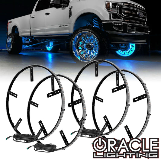 ORACLE Lighting LED Illuminated Wheel Rings - Single / Double Row LED by ORACLE Lighting