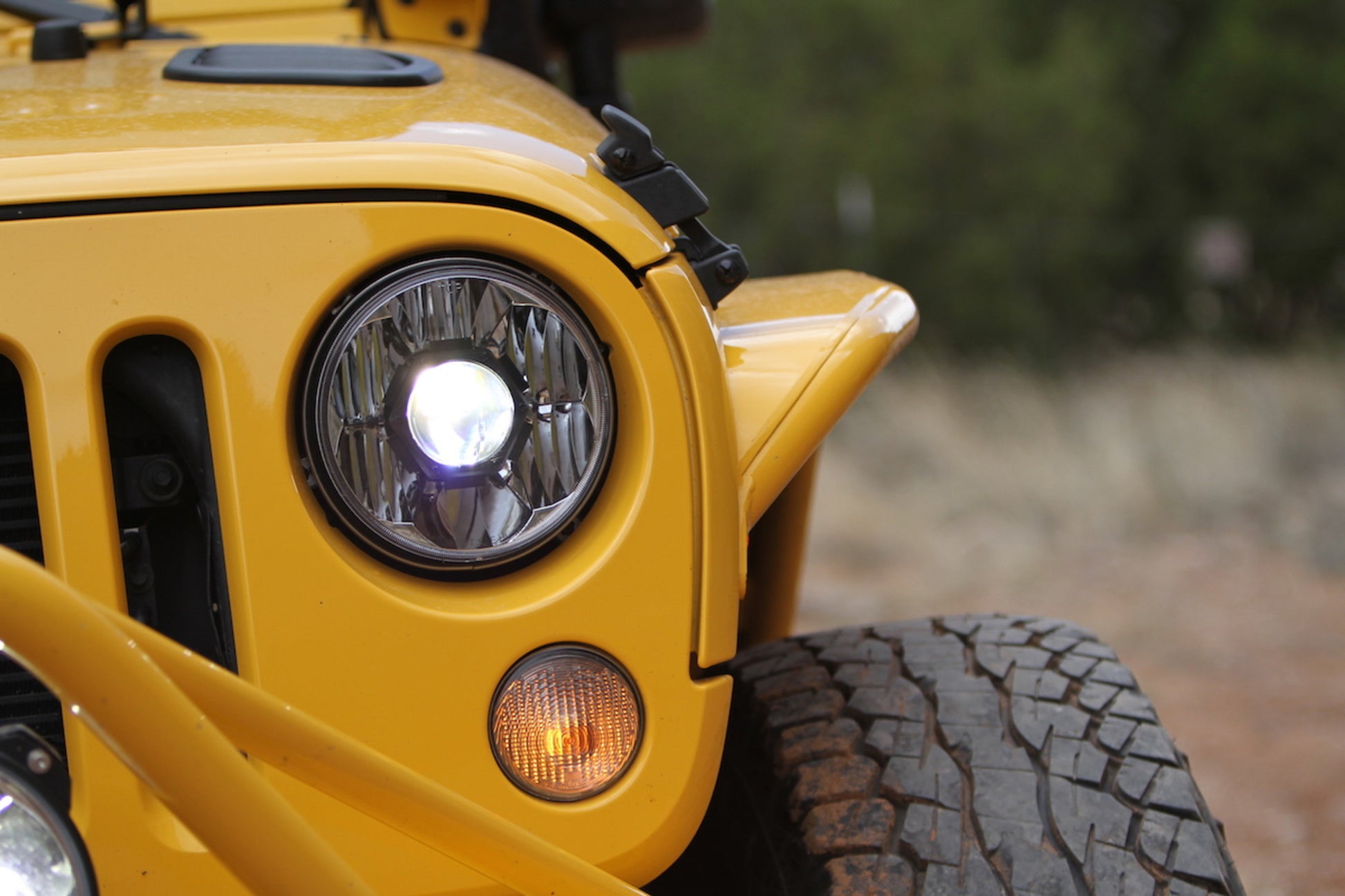 KC Headlights Gravity LED 7in 2-Light 2007-2018 Jeep Wrangler JK by KC HiLiTES