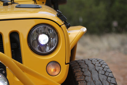 KC Headlights Gravity LED 7in 2-Light 2007-2018 Jeep Wrangler JK by KC HiLiTES