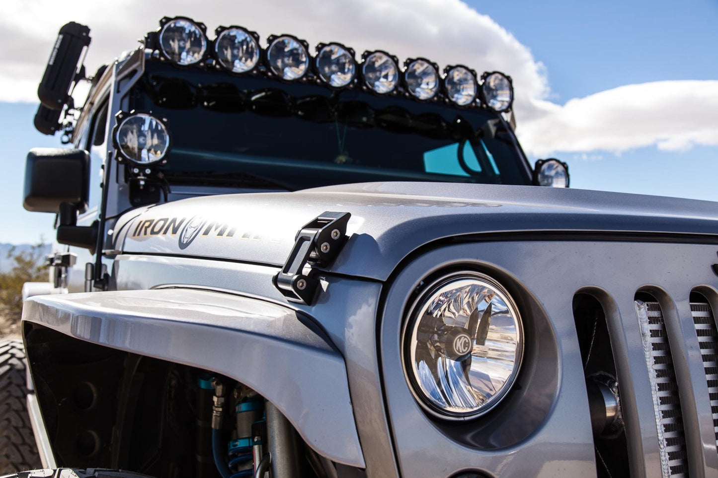 KC Headlights Gravity LED 7in 2-Light 2007-2018 Jeep Wrangler JK by KC HiLiTES