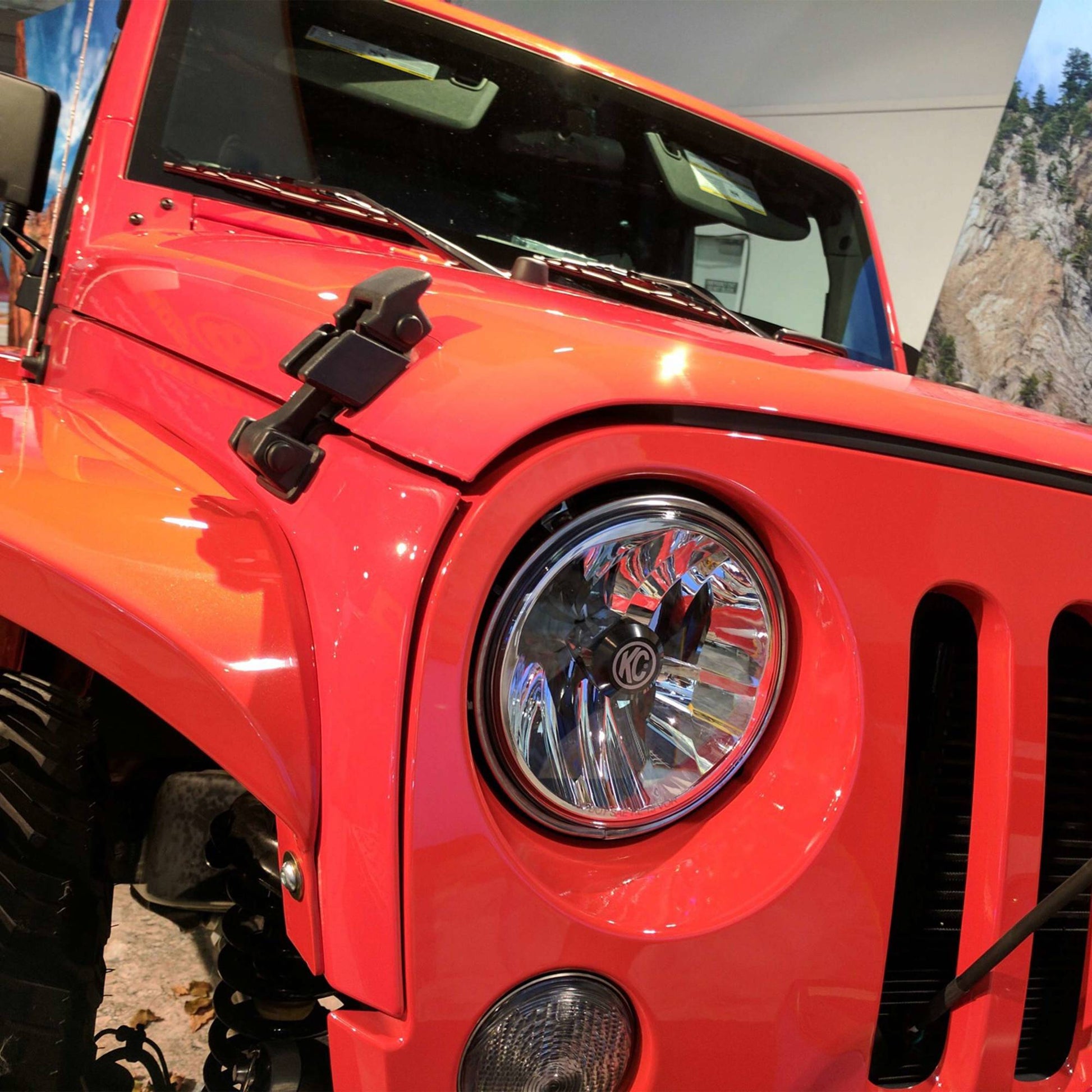 KC Headlights Gravity LED 7in 2-Light 2007-2018 Jeep Wrangler JK by KC HiLiTES