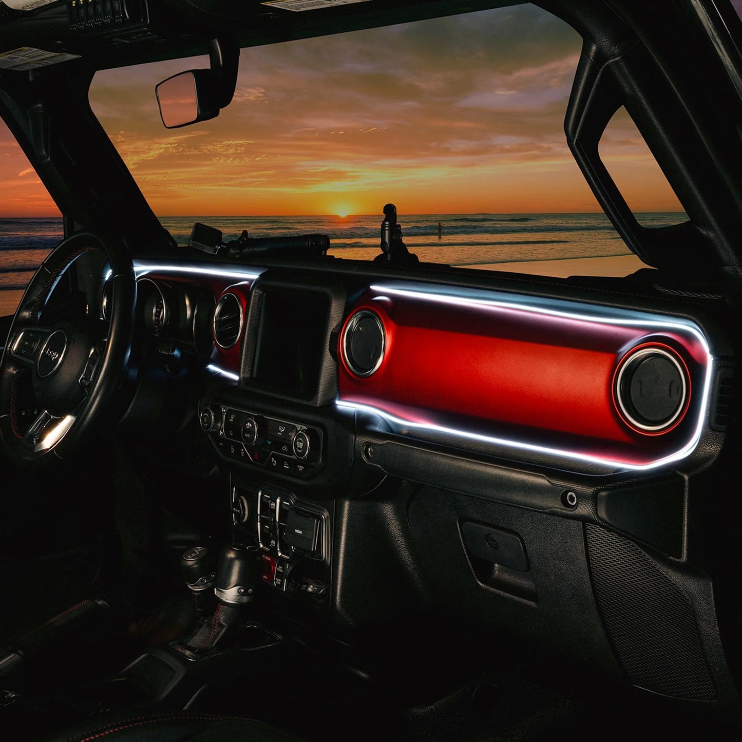 2018-2023 Jeep Wrangler JL/Gladiator JT Dynamic ColorSHIFT LED Interior Dash Board Kit by ORACLE Lighting