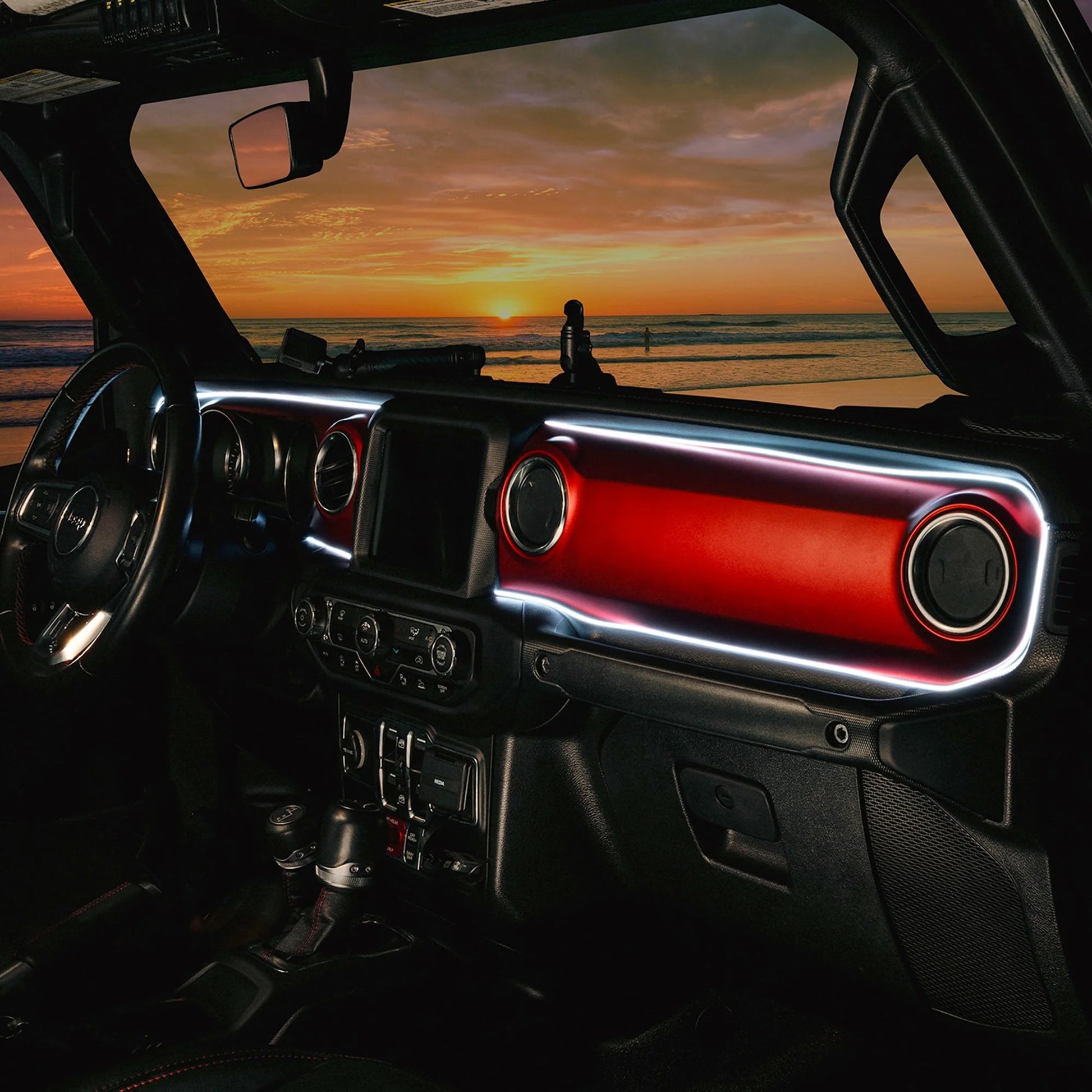 2018-2023 Jeep Wrangler JL/Gladiator JT Dynamic ColorSHIFT LED Interior Dash Board Kit by ORACLE Lighting
