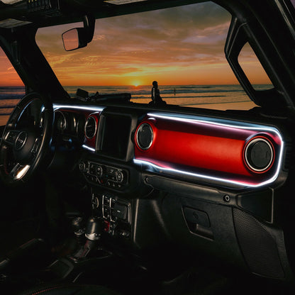 2018-2023 Jeep Wrangler JL/Gladiator JT Dynamic ColorSHIFT LED Interior Dash Board Kit by ORACLE Lighting
