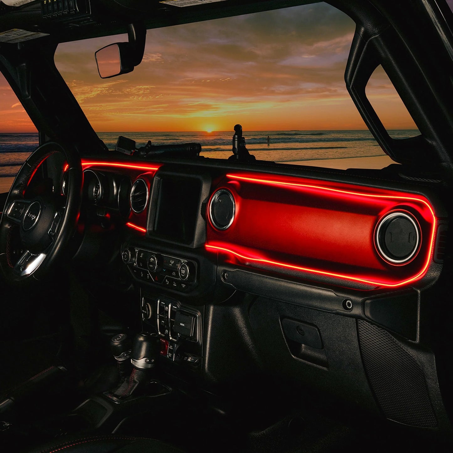2018-2023 Jeep Wrangler JL/Gladiator JT Dynamic ColorSHIFT LED Interior Dash Board Kit by ORACLE Lighting