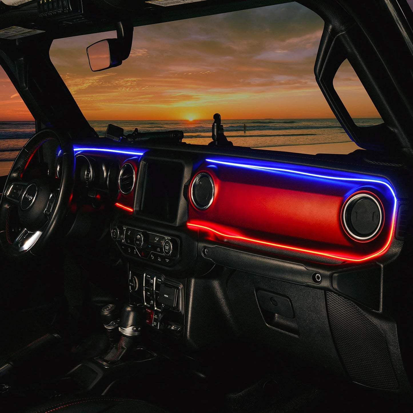 2018-2023 Jeep Wrangler JL/Gladiator JT Dynamic ColorSHIFT LED Interior Dash Board Kit by ORACLE Lighting